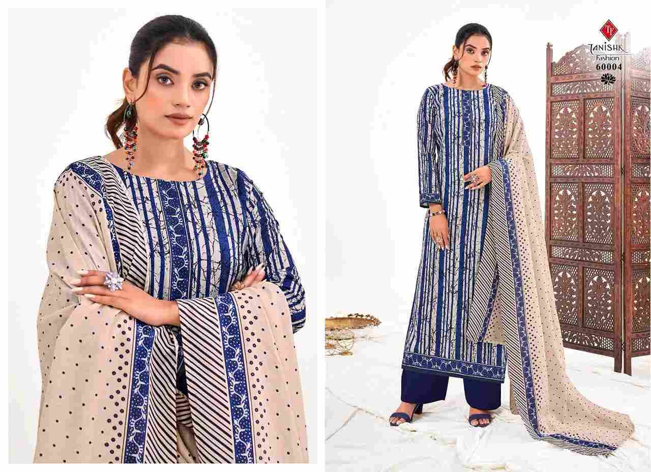 Sanjh By Tanishk Fashion 60001 To 60008 Series Beautiful Festive Suits Colorful Stylish Fancy Casual Wear & Ethnic Wear Pure Cotton Print Dresses At Wholesale Price