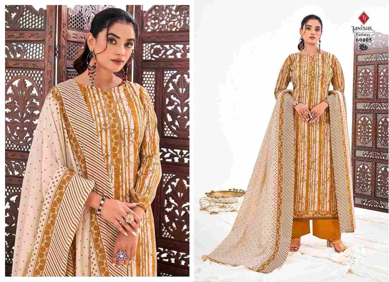 Sanjh By Tanishk Fashion 60001 To 60008 Series Beautiful Festive Suits Colorful Stylish Fancy Casual Wear & Ethnic Wear Pure Cotton Print Dresses At Wholesale Price
