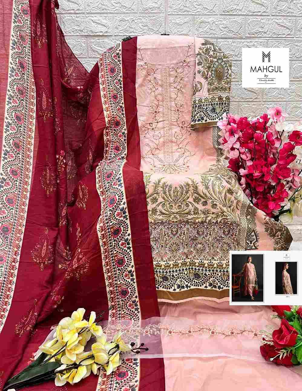 Bin Saeed Vol-2 By Mahgul 2001-A To 2001-D Series Designer Pakistani Suits Beautiful Fancy Stylish Colorful Party Wear & Occasional Wear Pure Lawn Cotton With Embroidery Dresses At Wholesale Price