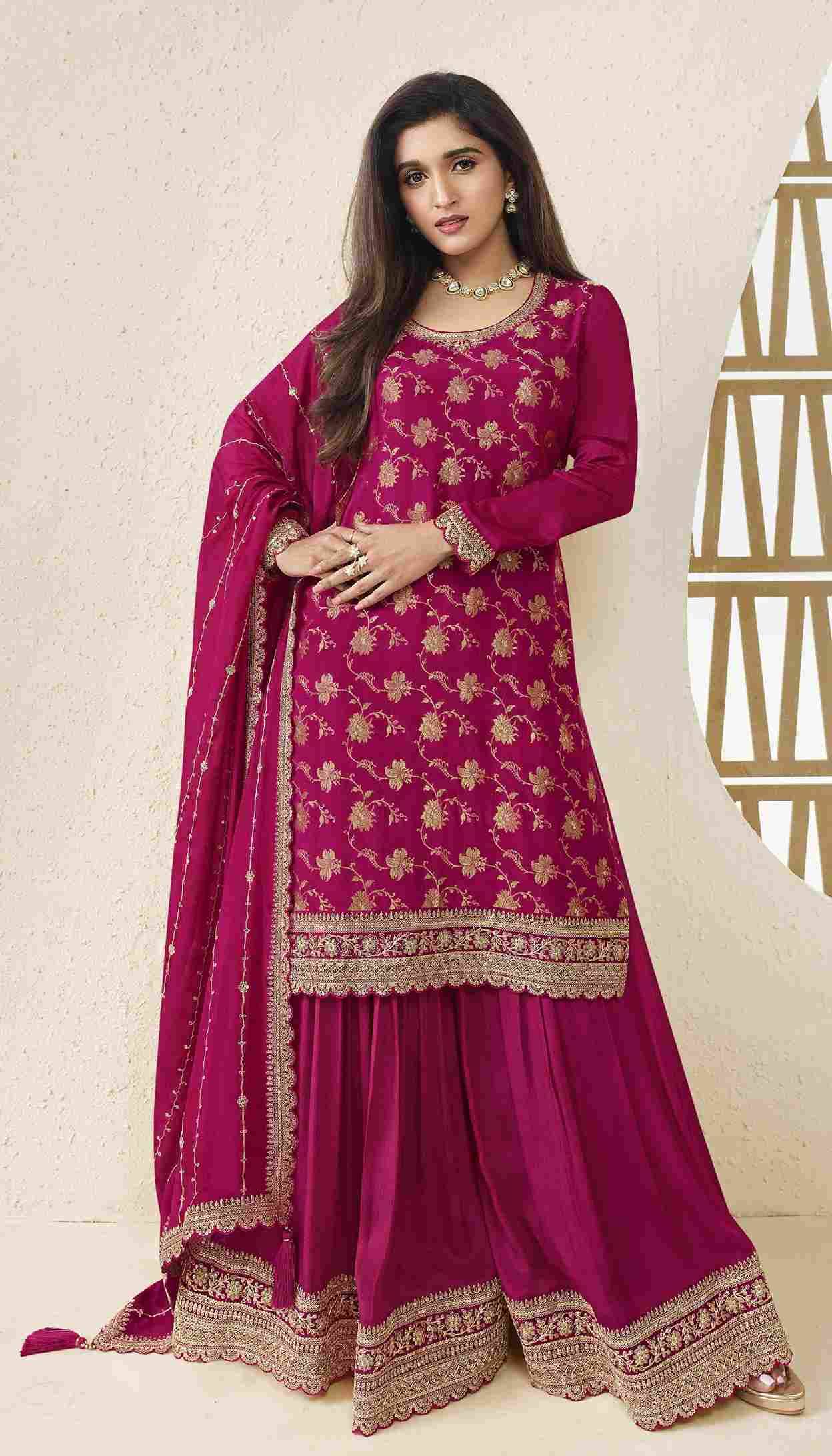 Karva By Vinay Fashion 66211 To 66216 Series Designer Festive Suits Beautiful Fancy Colorful Stylish Party Wear & Occasional Wear Chinnon Jacquard Dresses At Wholesale Price