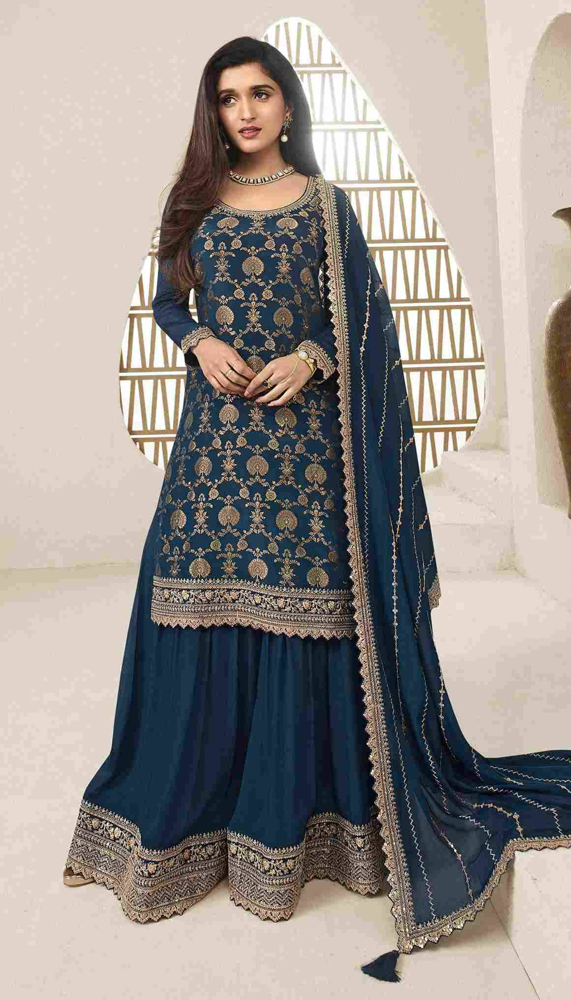 Karva By Vinay Fashion 66211 To 66216 Series Designer Festive Suits Beautiful Fancy Colorful Stylish Party Wear & Occasional Wear Chinnon Jacquard Dresses At Wholesale Price