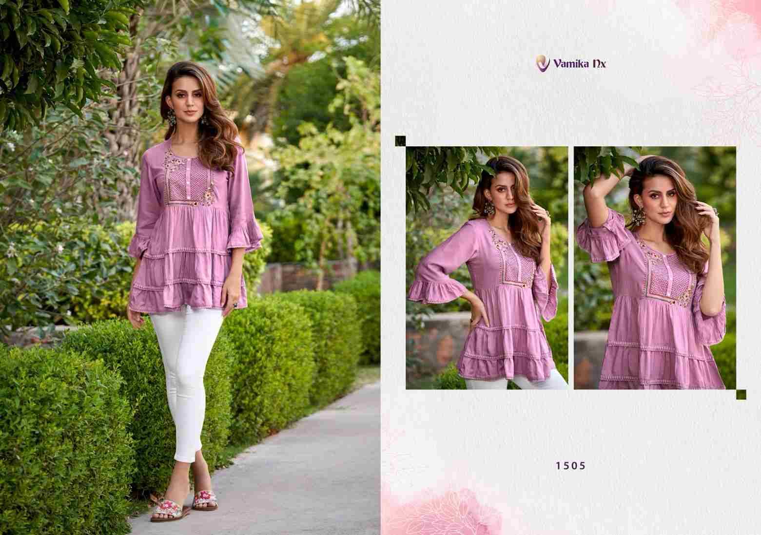 Rang Mahal Vol-2 By Vamika 1505 To 1508 Series Designer Stylish Fancy Colorful Beautiful Party Wear & Ethnic Wear Collection Heavy Rayon Print Tops At Wholesale Price