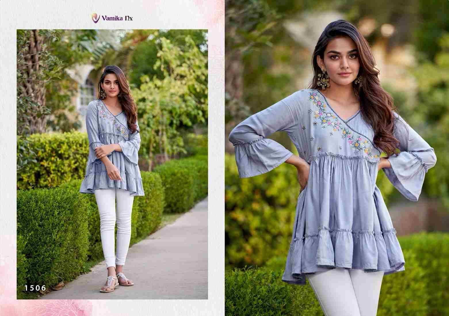 Rang Mahal Vol-2 By Vamika 1505 To 1508 Series Designer Stylish Fancy Colorful Beautiful Party Wear & Ethnic Wear Collection Heavy Rayon Print Tops At Wholesale Price