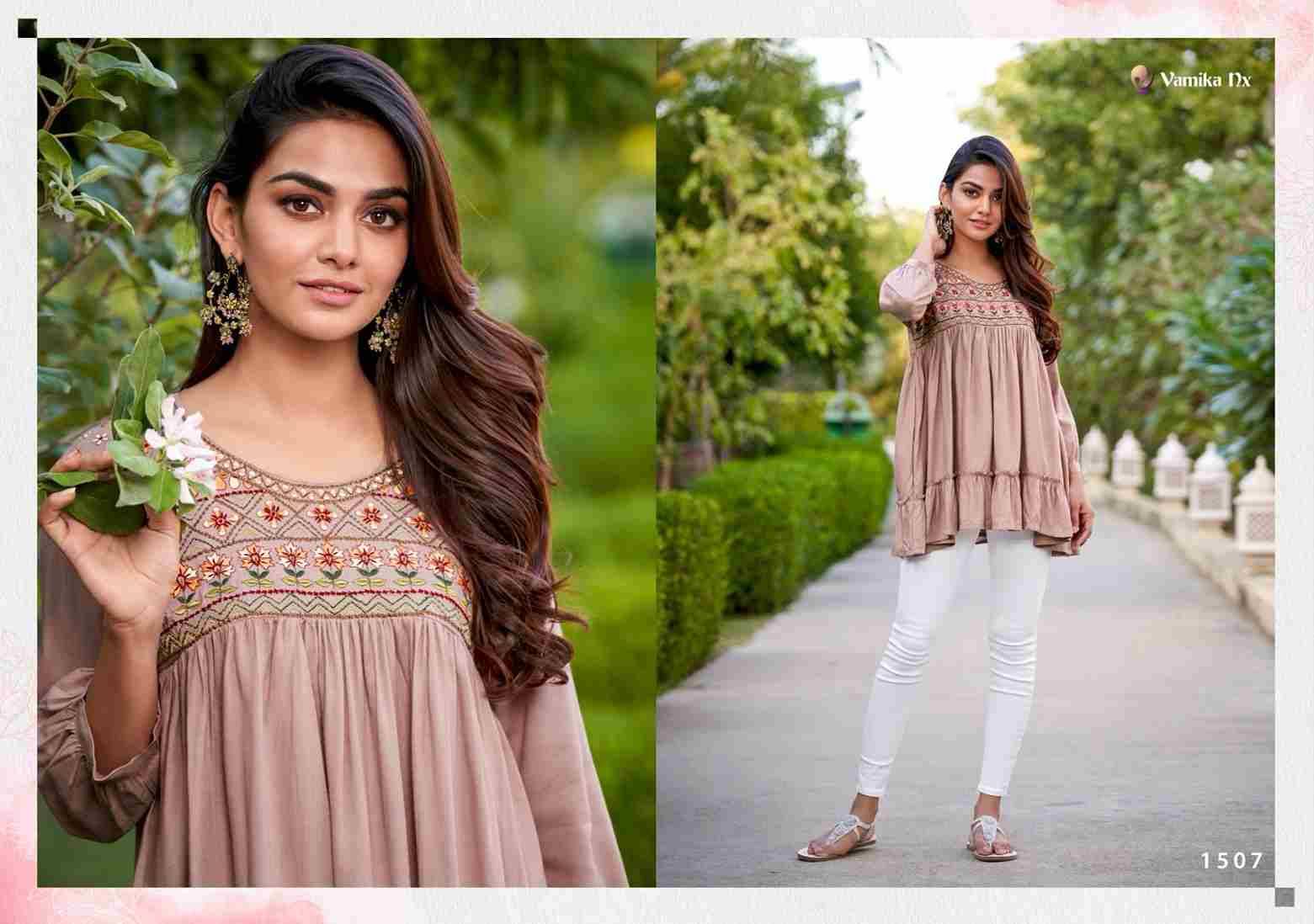 Rang Mahal Vol-2 By Vamika 1505 To 1508 Series Designer Stylish Fancy Colorful Beautiful Party Wear & Ethnic Wear Collection Heavy Rayon Print Tops At Wholesale Price