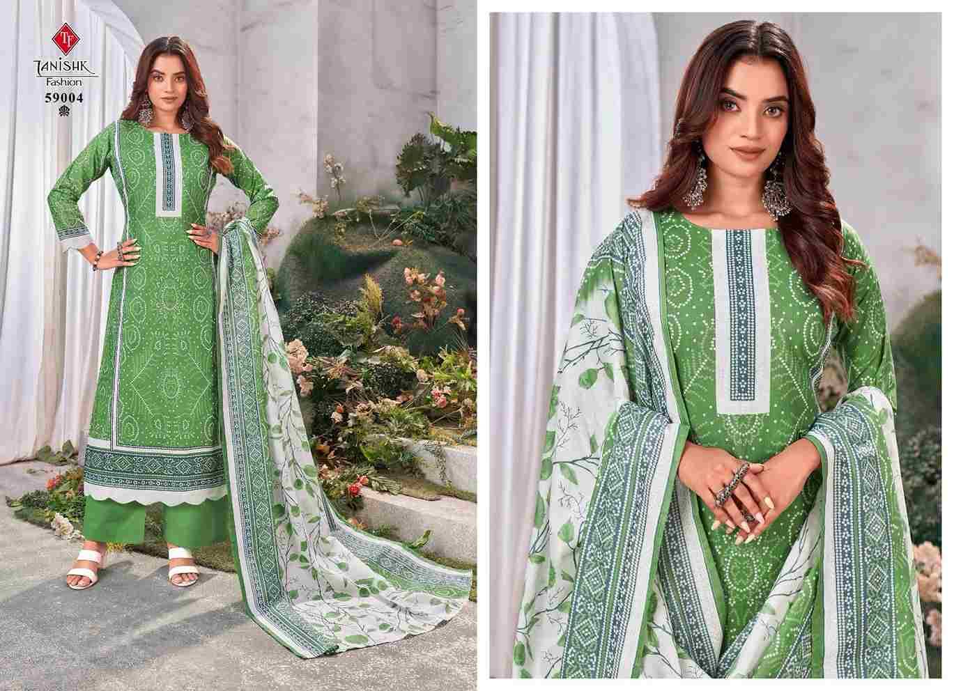 Gazal By Tanishk Fashion 59001 To 59008 Series Beautiful Festive Suits Colorful Stylish Fancy Casual Wear & Ethnic Wear Semi Lawn Cotton Print Dresses At Wholesale Price