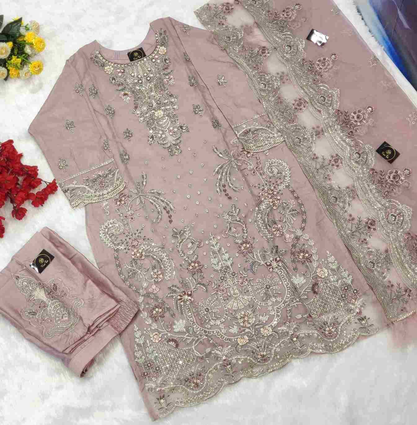 Rose Tex 138 Colours By Rose Tex 138-A To 138-D Series Beautiful Stylish Pakistani Suits Fancy Colorful Casual Wear & Ethnic Wear & Ready To Wear Pure Organza Dresses At Wholesale Price