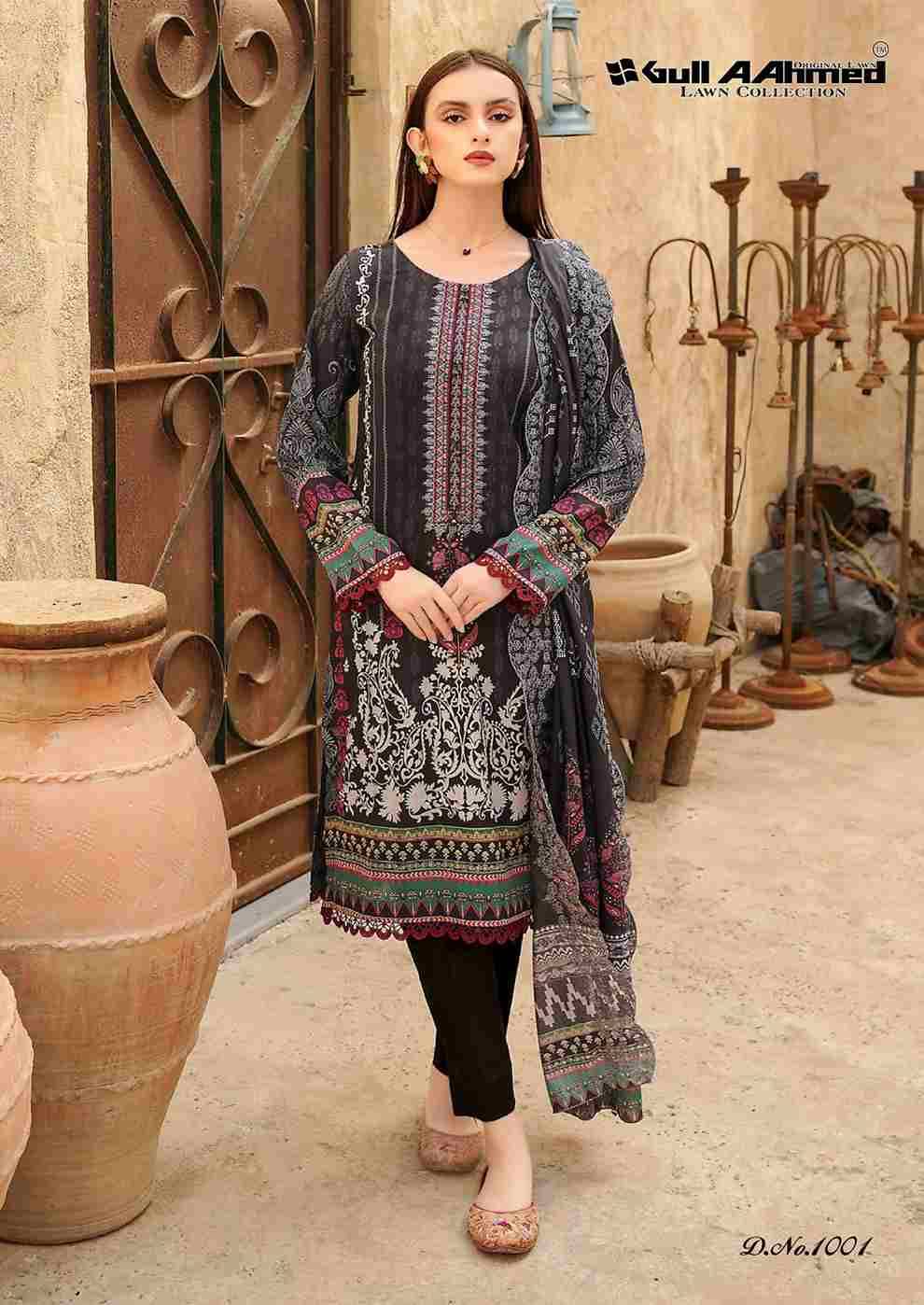 Al-Zahra By Gull Aahmed 1001 To 1006 Series Beautiful Festive Suits Stylish Fancy Colorful Casual Wear & Ethnic Wear Pure Lawn Embroidered Dresses At Wholesale Price
