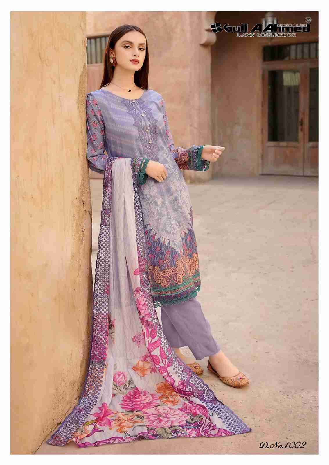 Al-Zahra By Gull Aahmed 1001 To 1006 Series Beautiful Festive Suits Stylish Fancy Colorful Casual Wear & Ethnic Wear Pure Lawn Embroidered Dresses At Wholesale Price