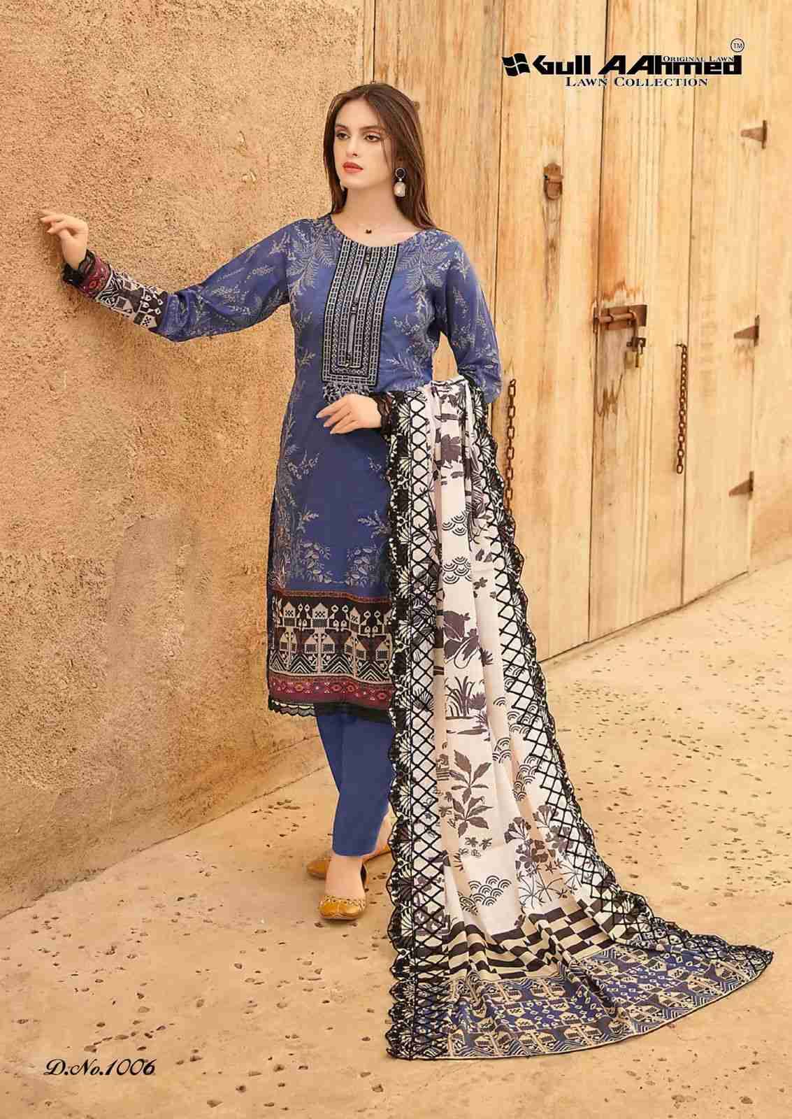 Al-Zahra By Gull Aahmed 1001 To 1006 Series Beautiful Festive Suits Stylish Fancy Colorful Casual Wear & Ethnic Wear Pure Lawn Embroidered Dresses At Wholesale Price