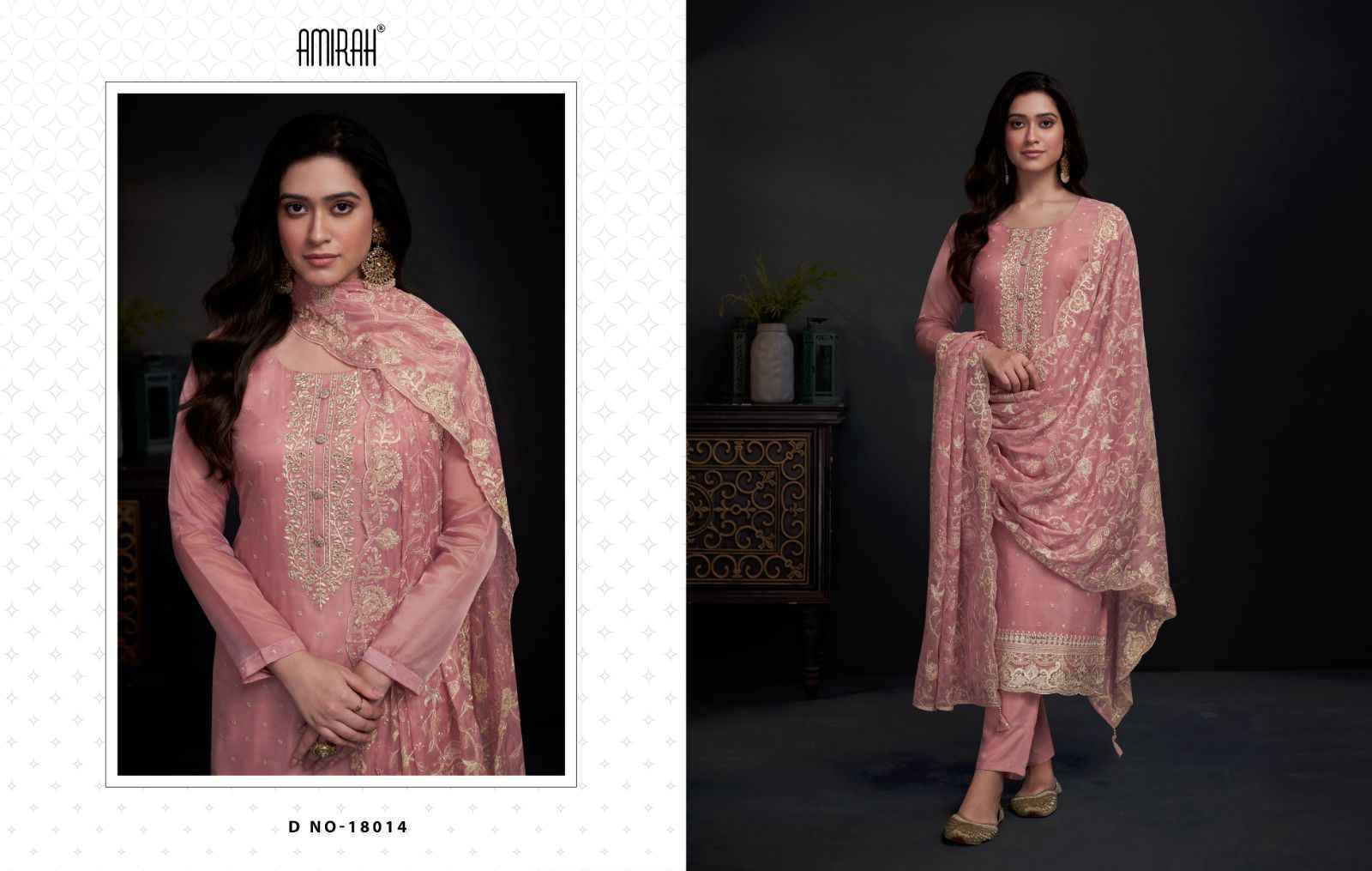 Ayra By Amirah 18011 To 18015 Series Beautiful Stylish Festive Suits Fancy Colorful Casual Wear & Ethnic Wear & Ready To Wear Organza Dresses At Wholesale Price