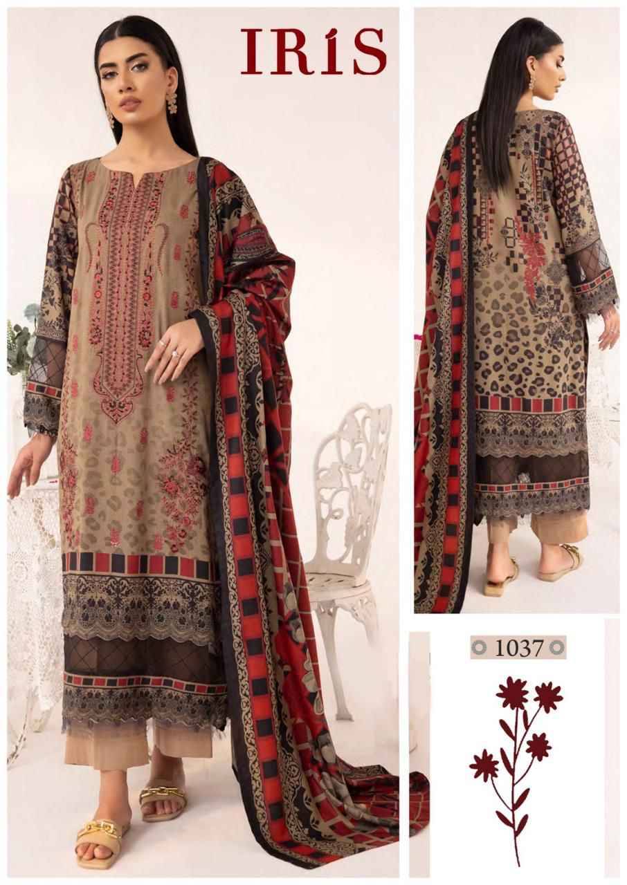 Afsanah Vol-4 By Iris 1031 To 1040 Series Designer Festive Suits Beautiful Stylish Fancy Colorful Party Wear & Occasional Wear Pure Cotton Print Dresses At Wholesale Price