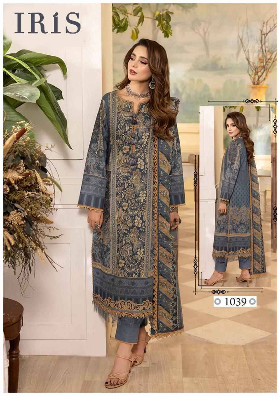 Afsanah Vol-4 By Iris 1031 To 1040 Series Designer Festive Suits Beautiful Stylish Fancy Colorful Party Wear & Occasional Wear Pure Cotton Print Dresses At Wholesale Price