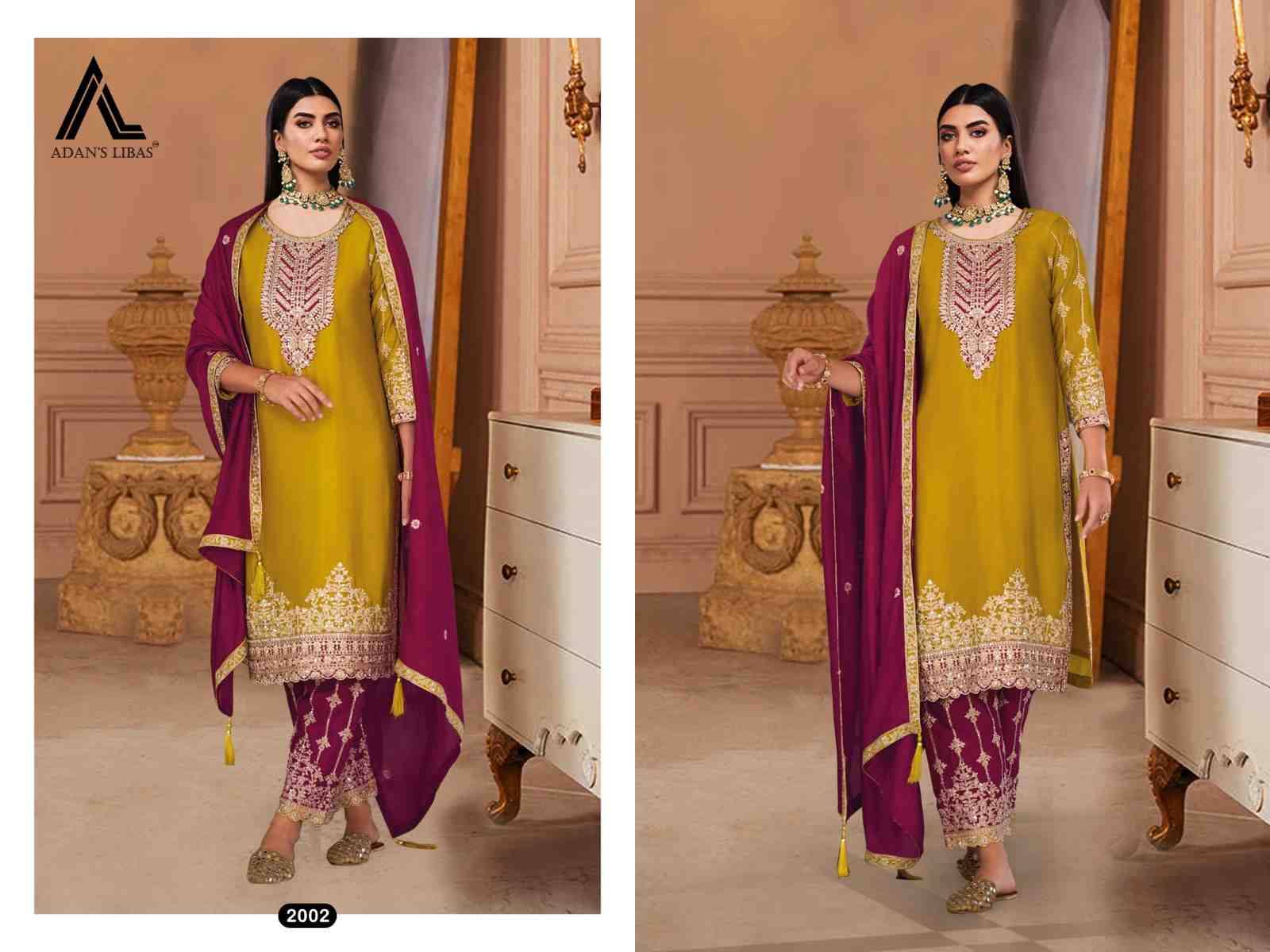 Sofiya Vol-2 By Adans Libas 2001 To 2002 Series Beautiful Festive Suits Stylish Fancy Colorful Party Wear & Occasional Wear Vichitra Embroidery Dresses At Wholesale Price