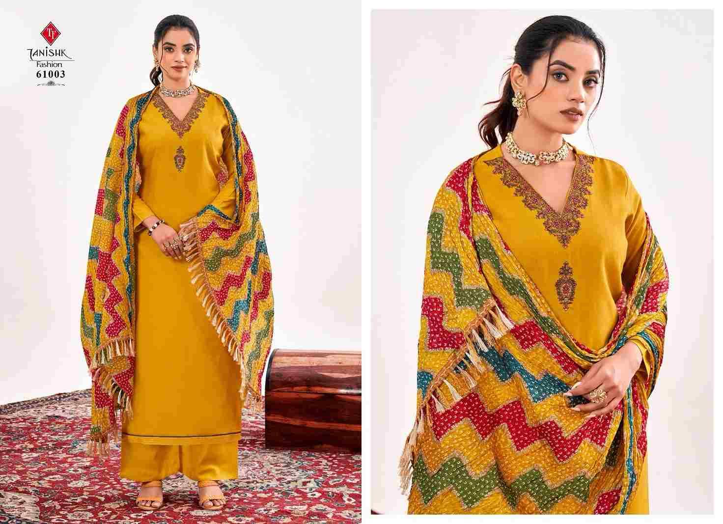 Nihar By Tanishk Fashion 61001 To 61008 Series Beautiful Festive Suits Colorful Stylish Fancy Casual Wear & Ethnic Wear Rayon Slub Print Dresses At Wholesale Price
