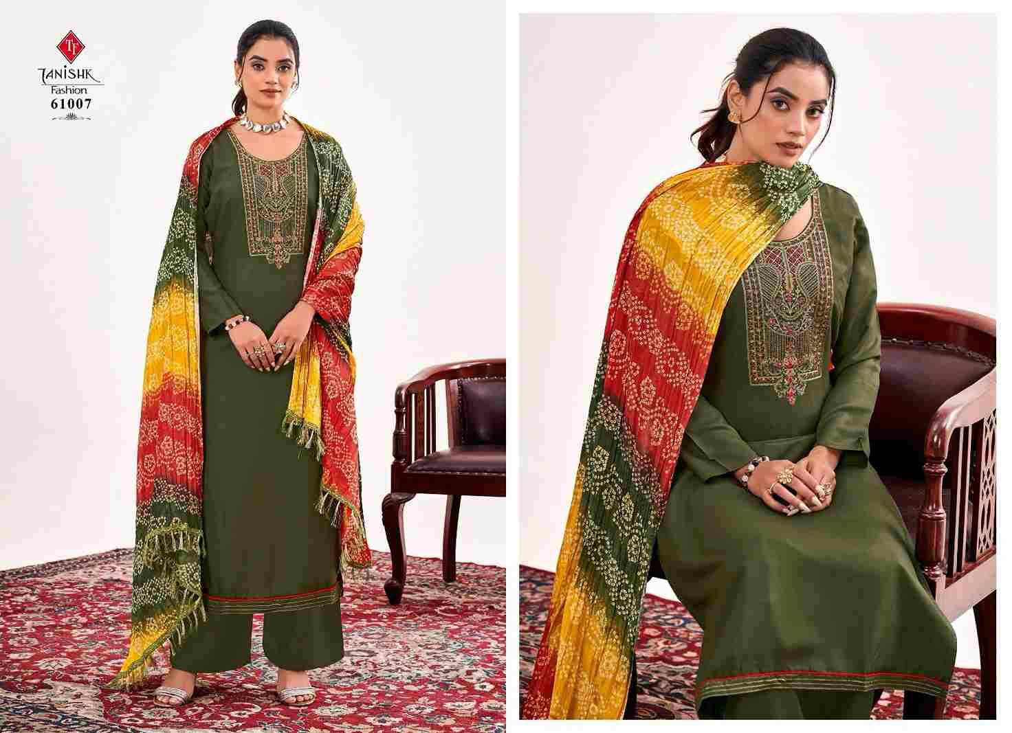 Nihar By Tanishk Fashion 61001 To 61008 Series Beautiful Festive Suits Colorful Stylish Fancy Casual Wear & Ethnic Wear Rayon Slub Print Dresses At Wholesale Price