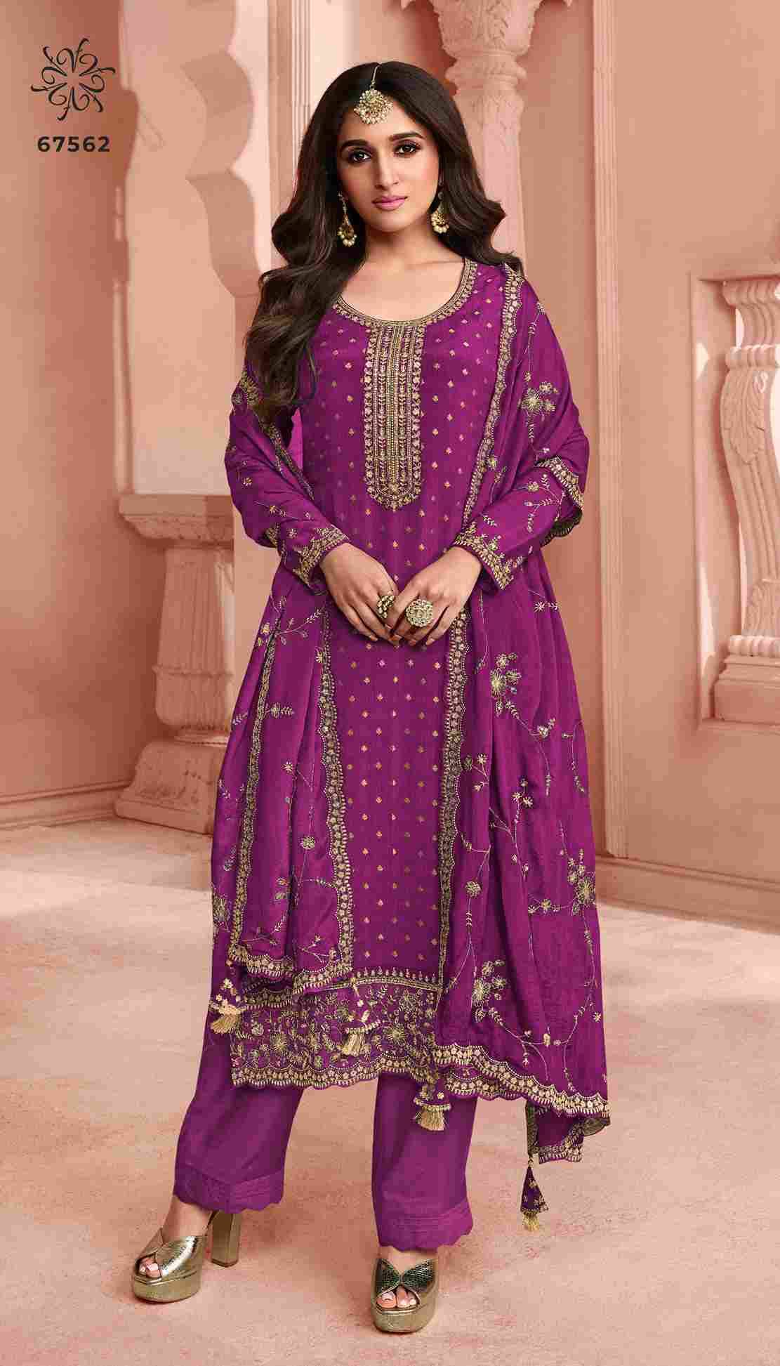 Swarnaa Colour Plus By Vinay Fashion 67561 To 67566 Series Designer Festive Suits Beautiful Fancy Colorful Stylish Party Wear & Occasional Wear Dola Jacquard Dresses At Wholesale Price