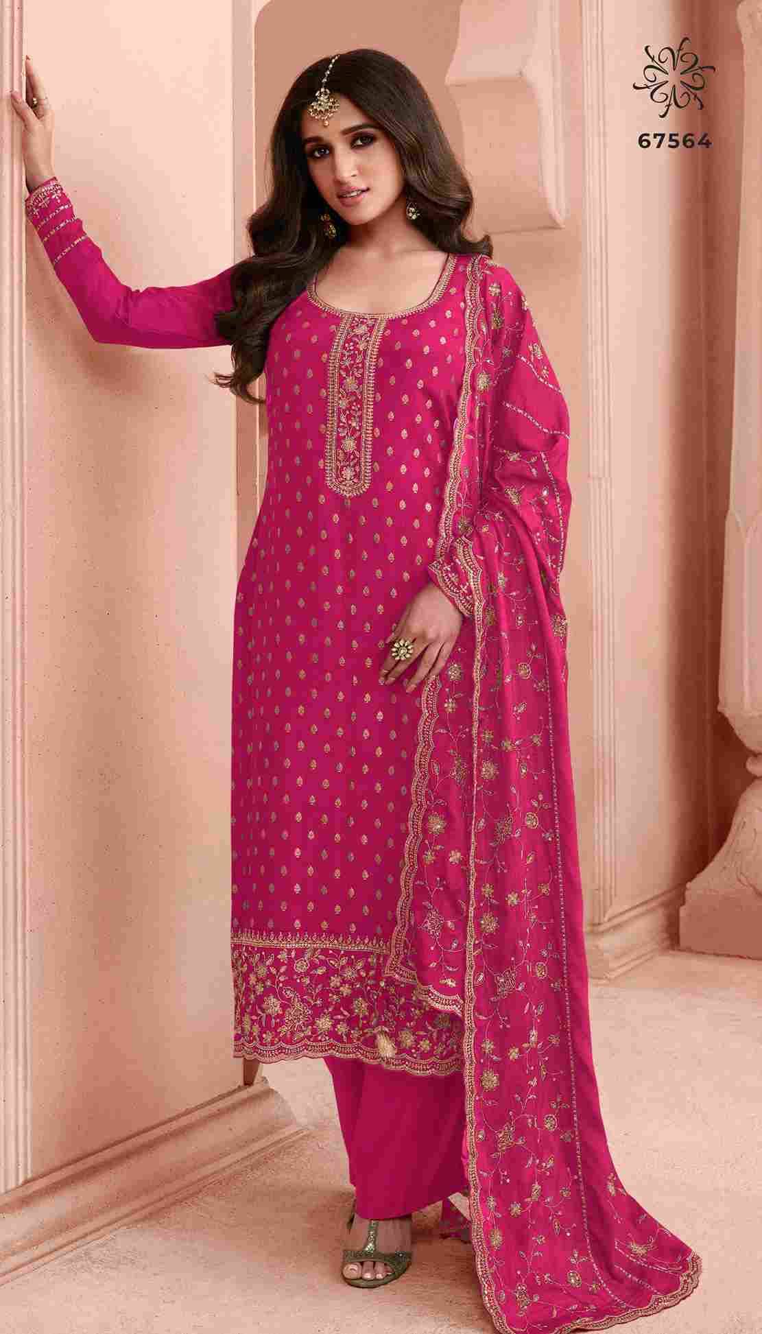 Swarnaa Colour Plus By Vinay Fashion 67561 To 67566 Series Designer Festive Suits Beautiful Fancy Colorful Stylish Party Wear & Occasional Wear Dola Jacquard Dresses At Wholesale Price