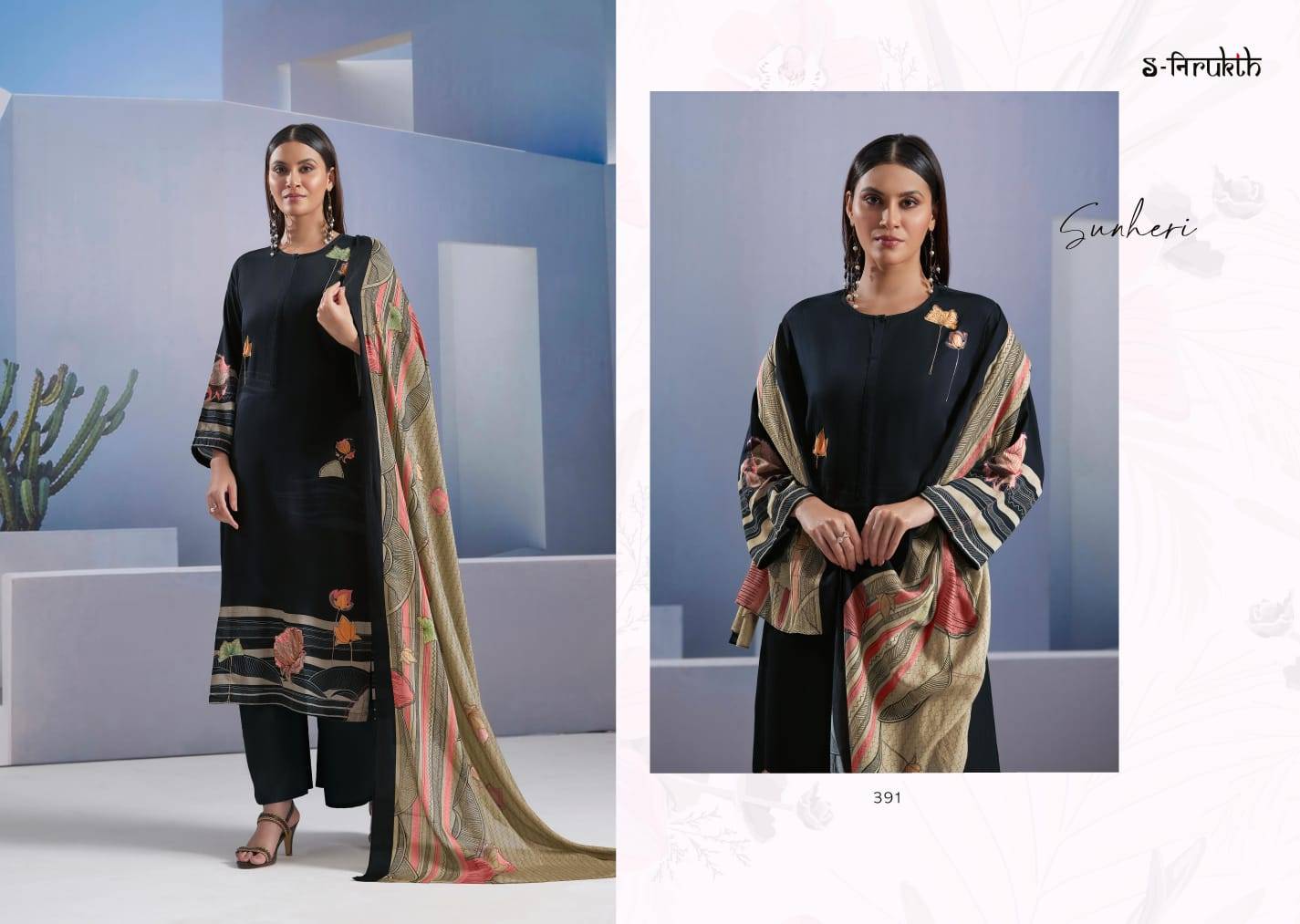 Sunheri By S-Nirukth Beautiful Festive Suits Colorful Stylish Fancy Casual Wear & Ethnic Wear Pure Cotton Lawn Print Dresses At Wholesale Price
