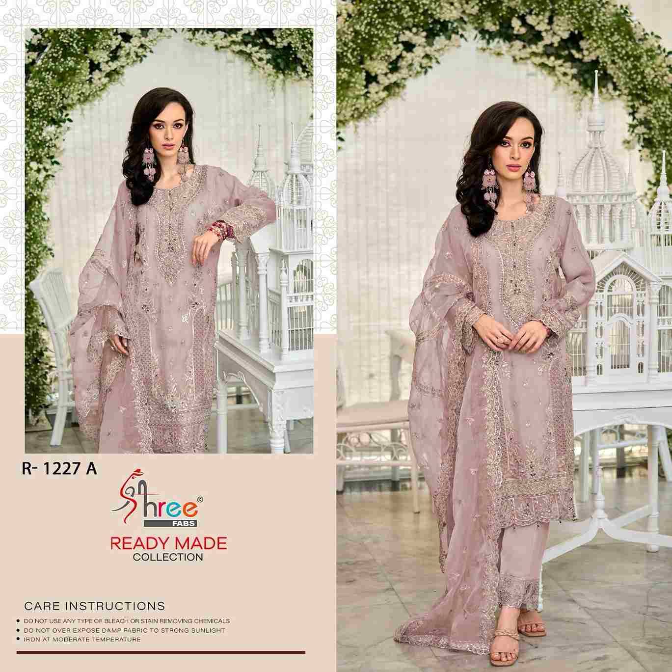 Shree Fabs Hit Design R-1227 By Shree Fabs R-1227-A To R-1227-D Series Pakistani Suits Beautiful Fancy Colorful Stylish Party Wear & Occasional Wear Organza Embroidery Dresses At Wholesale Price