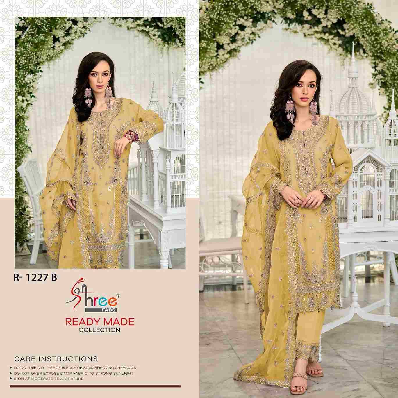 Shree Fabs Hit Design R-1227 By Shree Fabs R-1227-A To R-1227-D Series Pakistani Suits Beautiful Fancy Colorful Stylish Party Wear & Occasional Wear Organza Embroidery Dresses At Wholesale Price