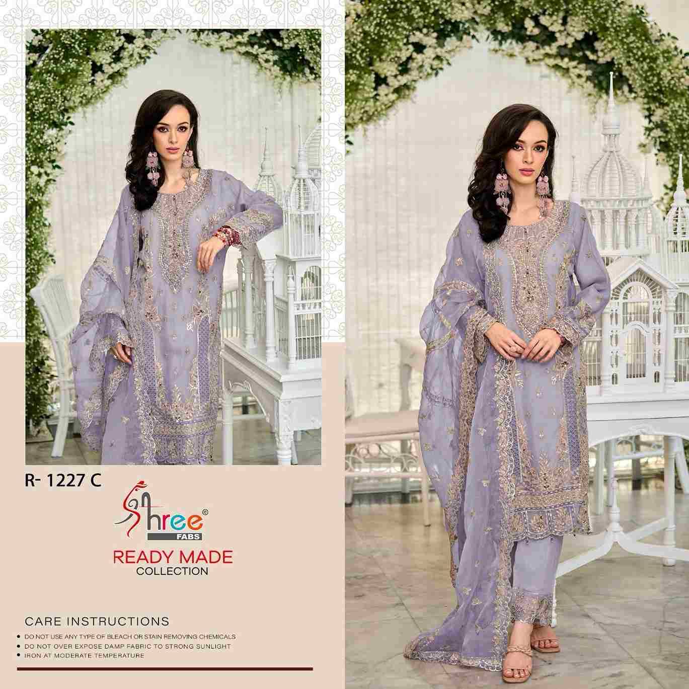 Shree Fabs Hit Design R-1227 By Shree Fabs R-1227-A To R-1227-D Series Pakistani Suits Beautiful Fancy Colorful Stylish Party Wear & Occasional Wear Organza Embroidery Dresses At Wholesale Price