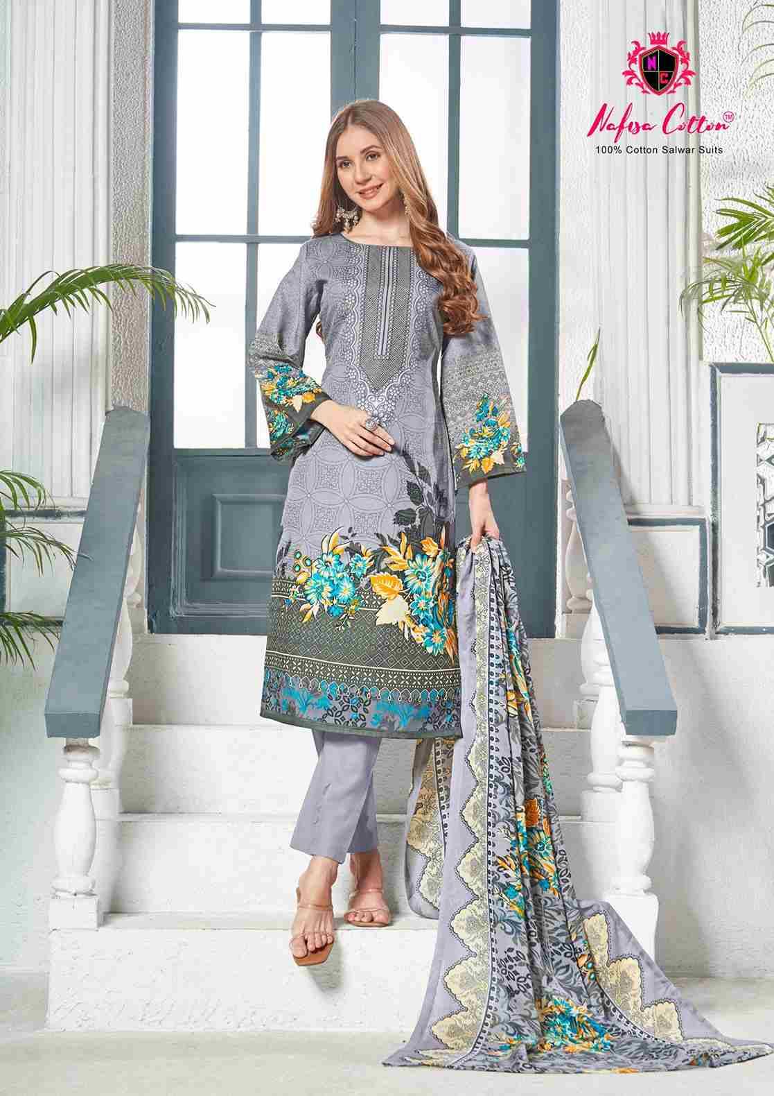 Safina Vol-5 By Nafisa Cotton 5001 To 5006 Series Beautiful Pakistani Suits Stylish Fancy Colorful Party Wear & Occasional Wear Pure Cotton Dresses At Wholesale Price