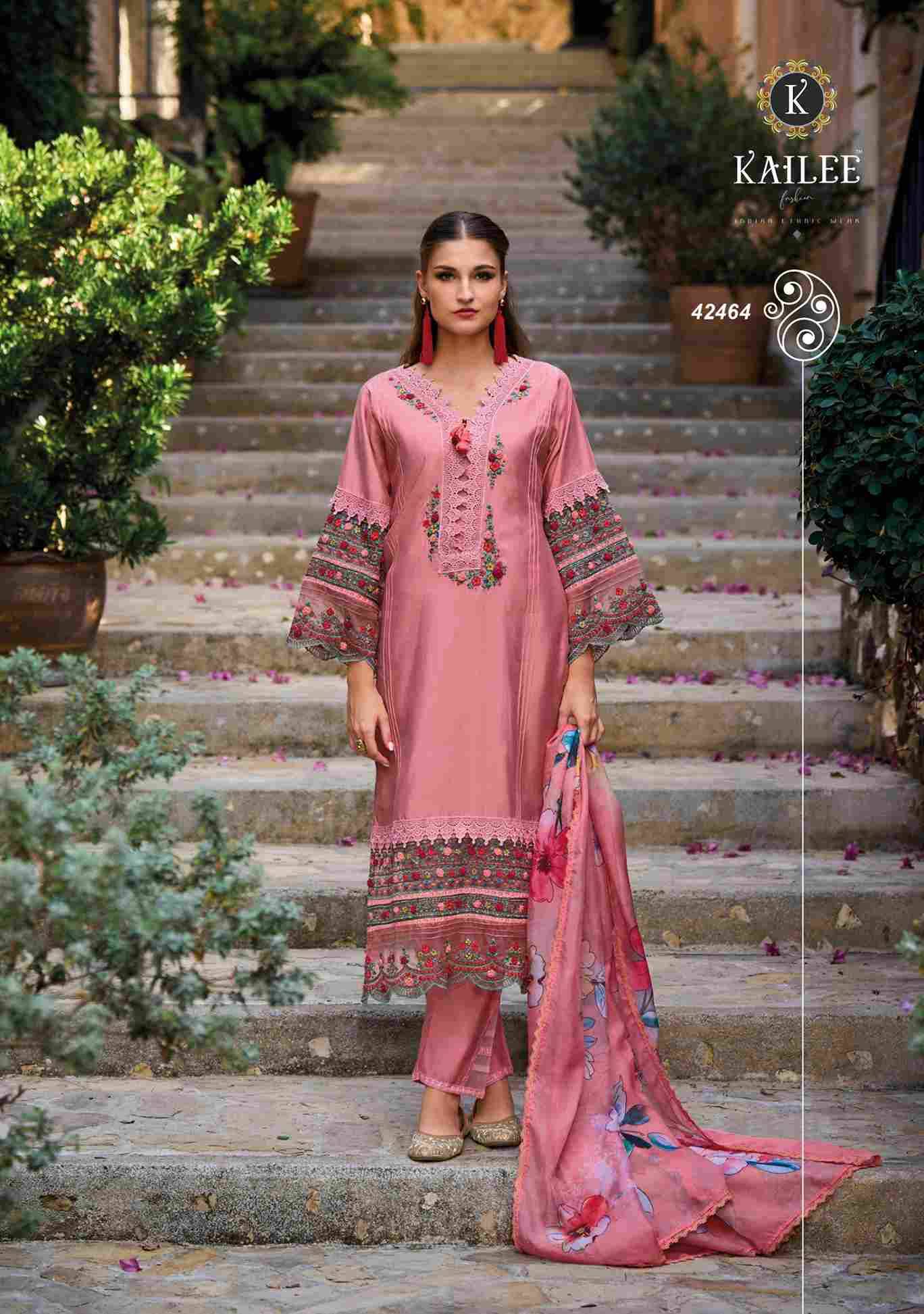 Saanj-E-Shringar By Kailee 42461 To 42466 Series Beautiful Festive Suits Stylish Fancy Colorful Party Wear & Occasional Wear Viscose Silk Dresses At Wholesale Price
