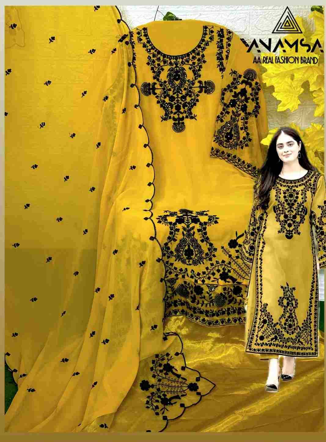 Anamsa Hit Design 247 Colours By Fashid Wholesale 247-A To 247-D Series Beautiful Pakistani Suits Colorful Stylish Fancy Casual Wear & Ethnic Wear Pure Faux Georgette Embroidered Dresses At Wholesale Price