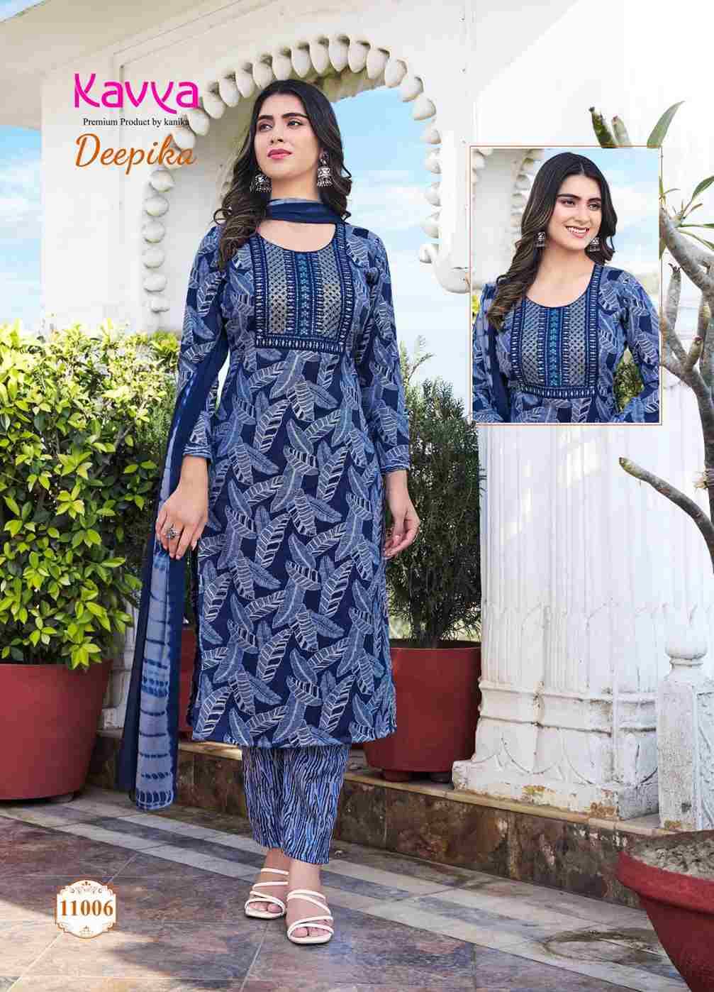 Deepika Vol-11 By Kavya 11001 To 11010 Series Beautiful Festive Suits Colorful Stylish Fancy Casual Wear & Ethnic Wear Capsule Print Dresses At Wholesale Price