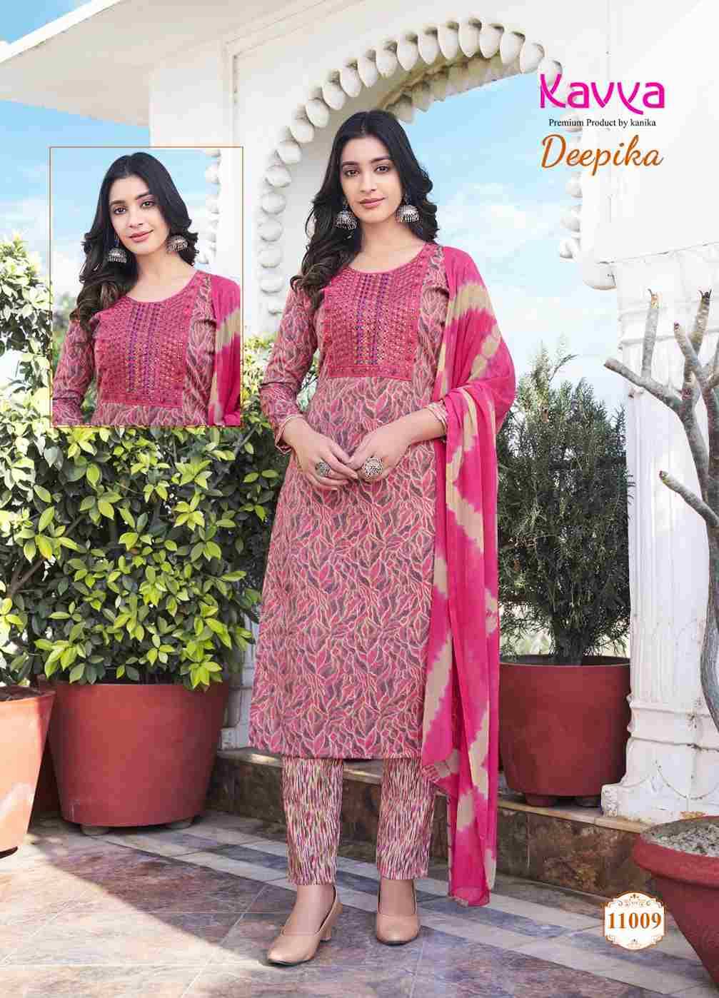 Deepika Vol-11 By Kavya 11001 To 11010 Series Beautiful Festive Suits Colorful Stylish Fancy Casual Wear & Ethnic Wear Capsule Print Dresses At Wholesale Price