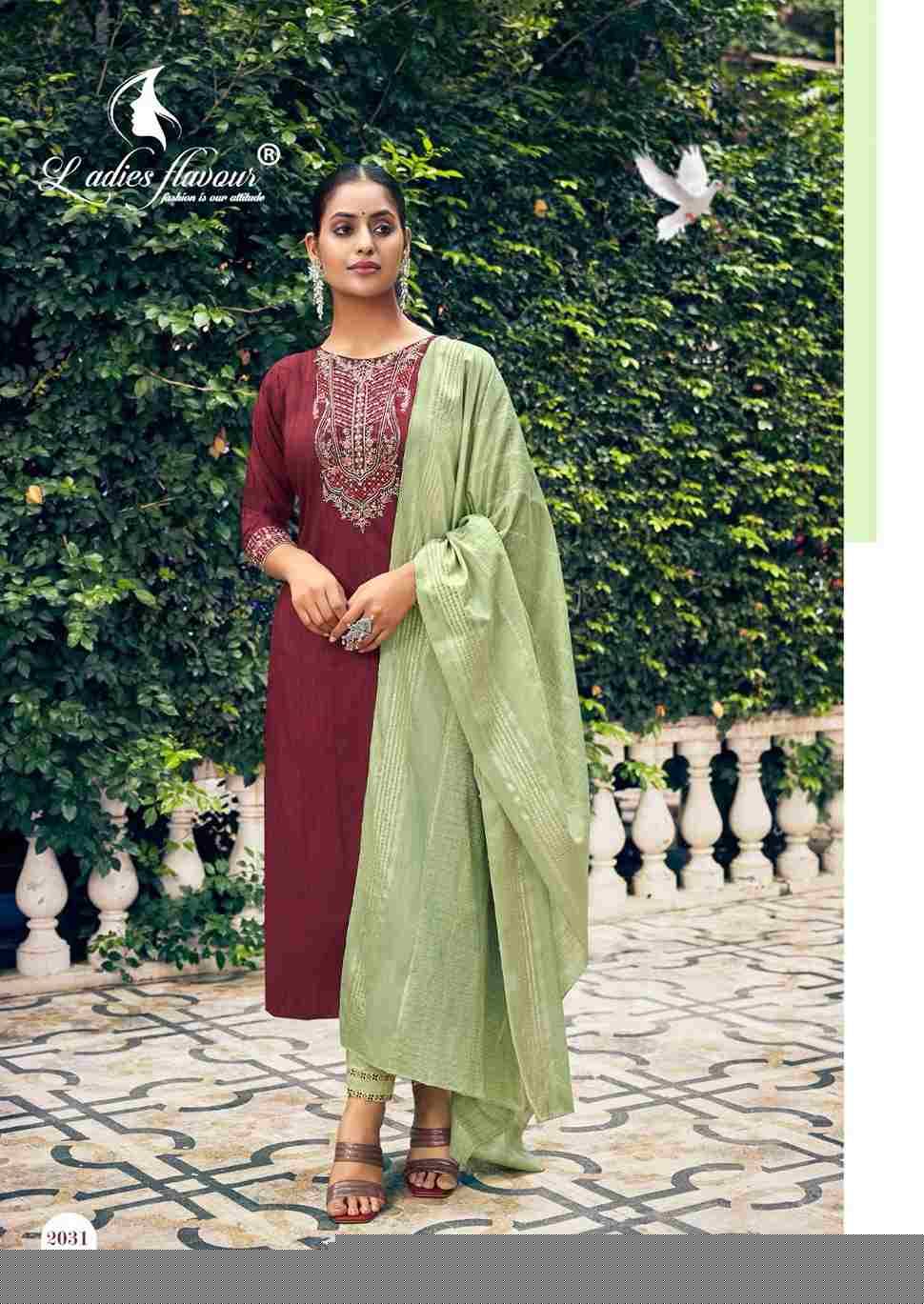 Parampara Vol-2 By Ladies Flavour 2031 To 2036 Series Beautiful Festive Suits Colorful Stylish Fancy Casual Wear & Ethnic Wear Chinnon Dresses At Wholesale Price