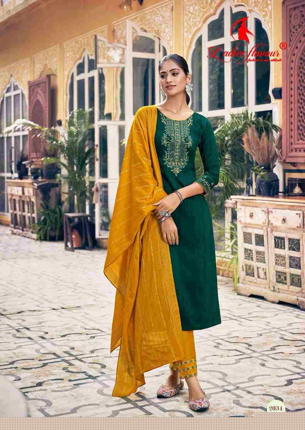 Parampara Vol-2 By Ladies Flavour 2031 To 2036 Series Beautiful Festive Suits Colorful Stylish Fancy Casual Wear & Ethnic Wear Chinnon Dresses At Wholesale Price