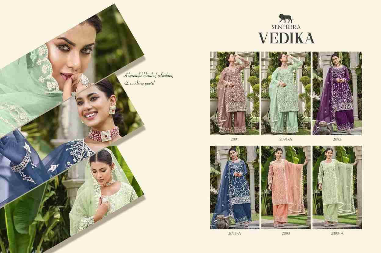 Vedika Vol-2 By Senhora Dresses Designer Festive Suits Collection Beautiful Stylish Fancy Colorful Party Wear & Occasional Wear Pure Net Dresses At Wholesale Price