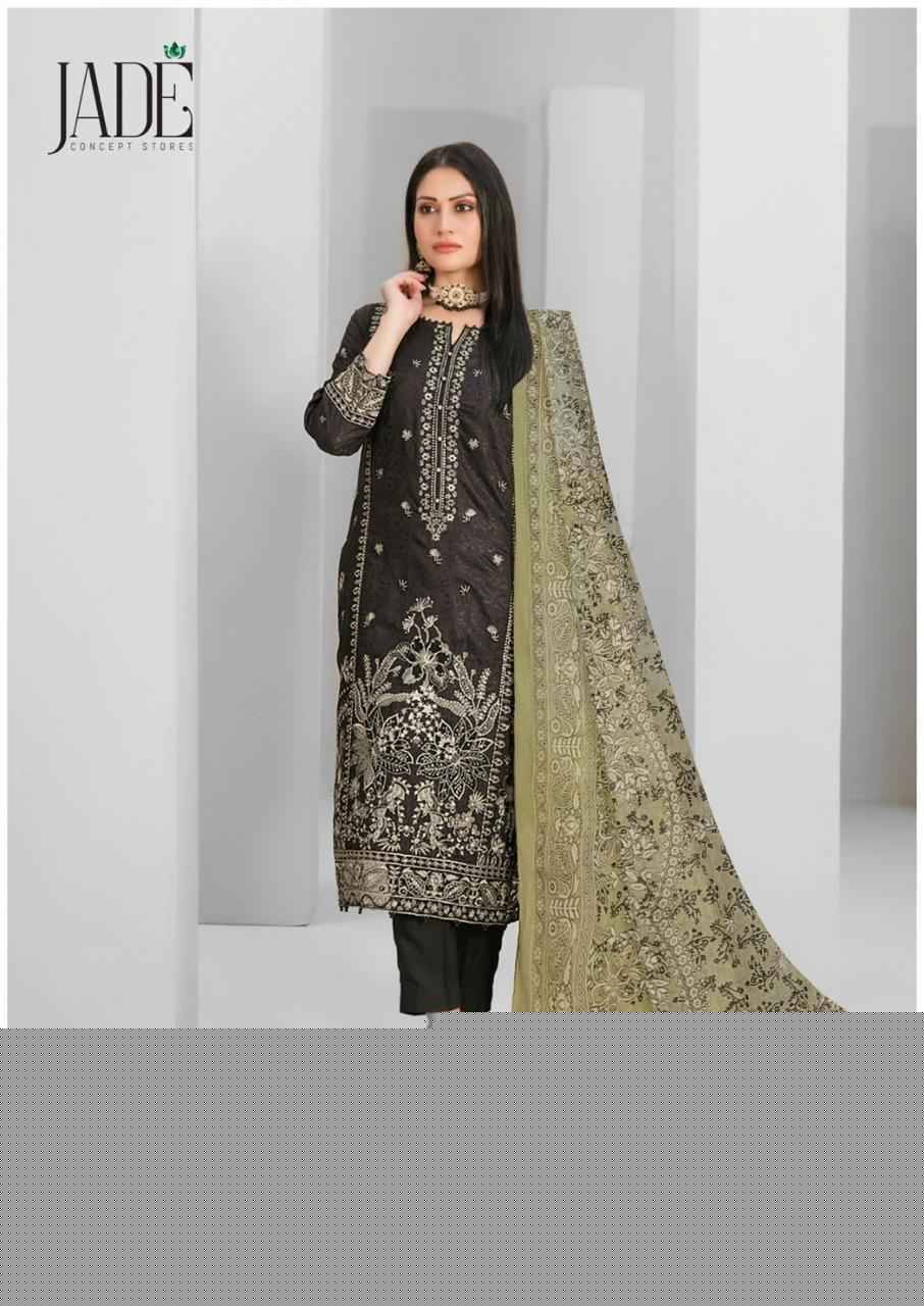 Crimson Vol-4 By Jade 401 To 406 Series Beautiful Festive Suits Stylish Fancy Colorful Casual Wear & Ethnic Wear Pure Lawn Digital Print Dresses At Wholesale Price