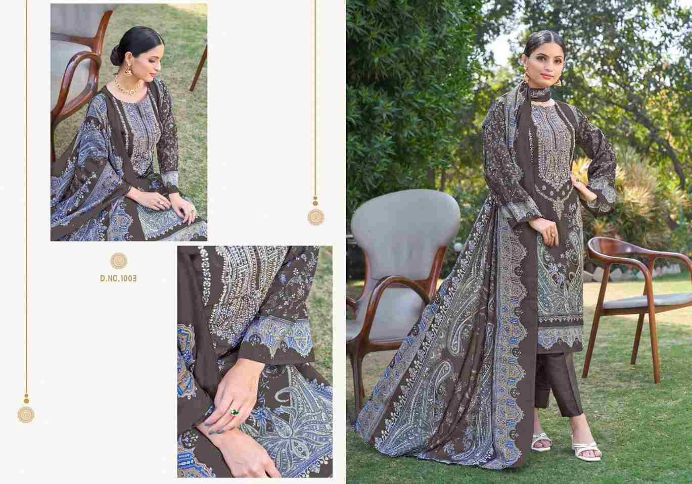 Naira By Chaan Taari 1001 To 1010 Series Beautiful Festive Suits Stylish Fancy Colorful Casual Wear & Ethnic Wear Pure Cotton Digital Print Dresses At Wholesale Price