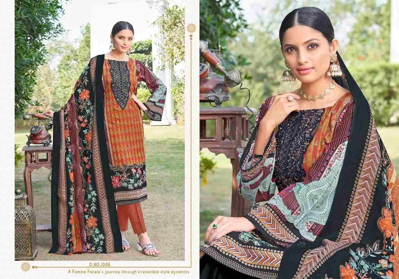 Naira By Chaan Taari 1001 To 1010 Series Beautiful Festive Suits Stylish Fancy Colorful Casual Wear & Ethnic Wear Pure Cotton Digital Print Dresses At Wholesale Price