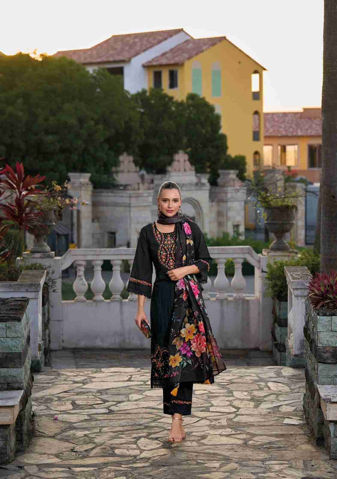Begum Vol-5 By Kailee 42501 To 42508 Series Festive Suits Beautiful Fancy Colorful Stylish Party Wear & Occasional Wear Pure Cotton With Work Dresses At Wholesale Price