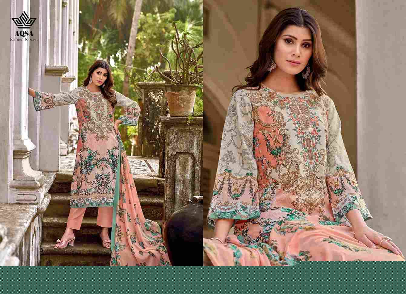 Miraya By Aqsa 1001 To 1006 Series Beautiful Stylish Festive Suits Fancy Colorful Casual Wear & Ethnic Wear & Ready To Wear Pure Cambric Cotton Print Dresses At Wholesale Price