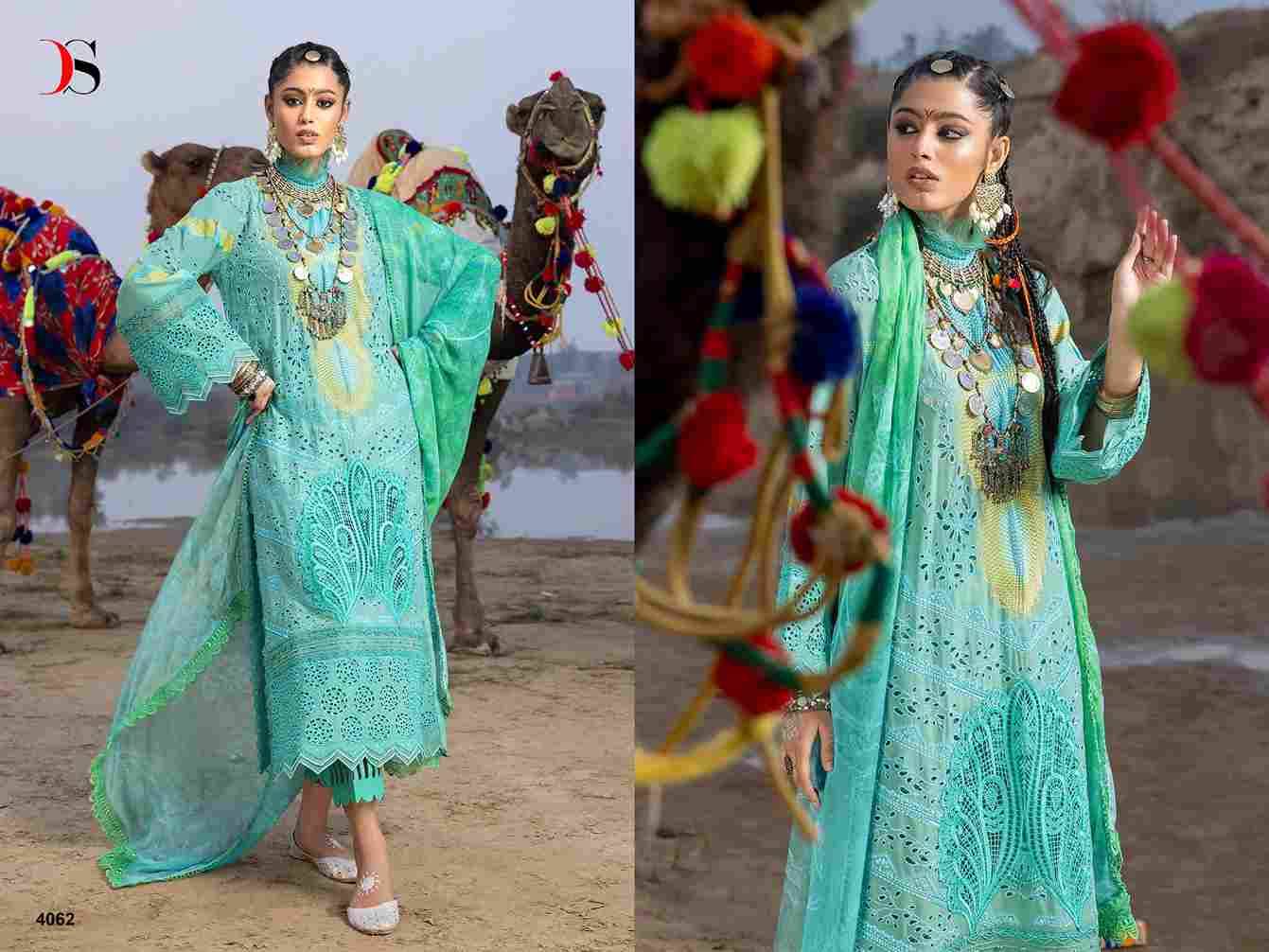 Adan Libas Lawn-24 By Deepsy Suits 4061 To 4066 Series Designer Pakistani Suits Beautiful Stylish Fancy Colorful Party Wear & Occasional Wear Pure Cotton Dresses At Wholesale Price