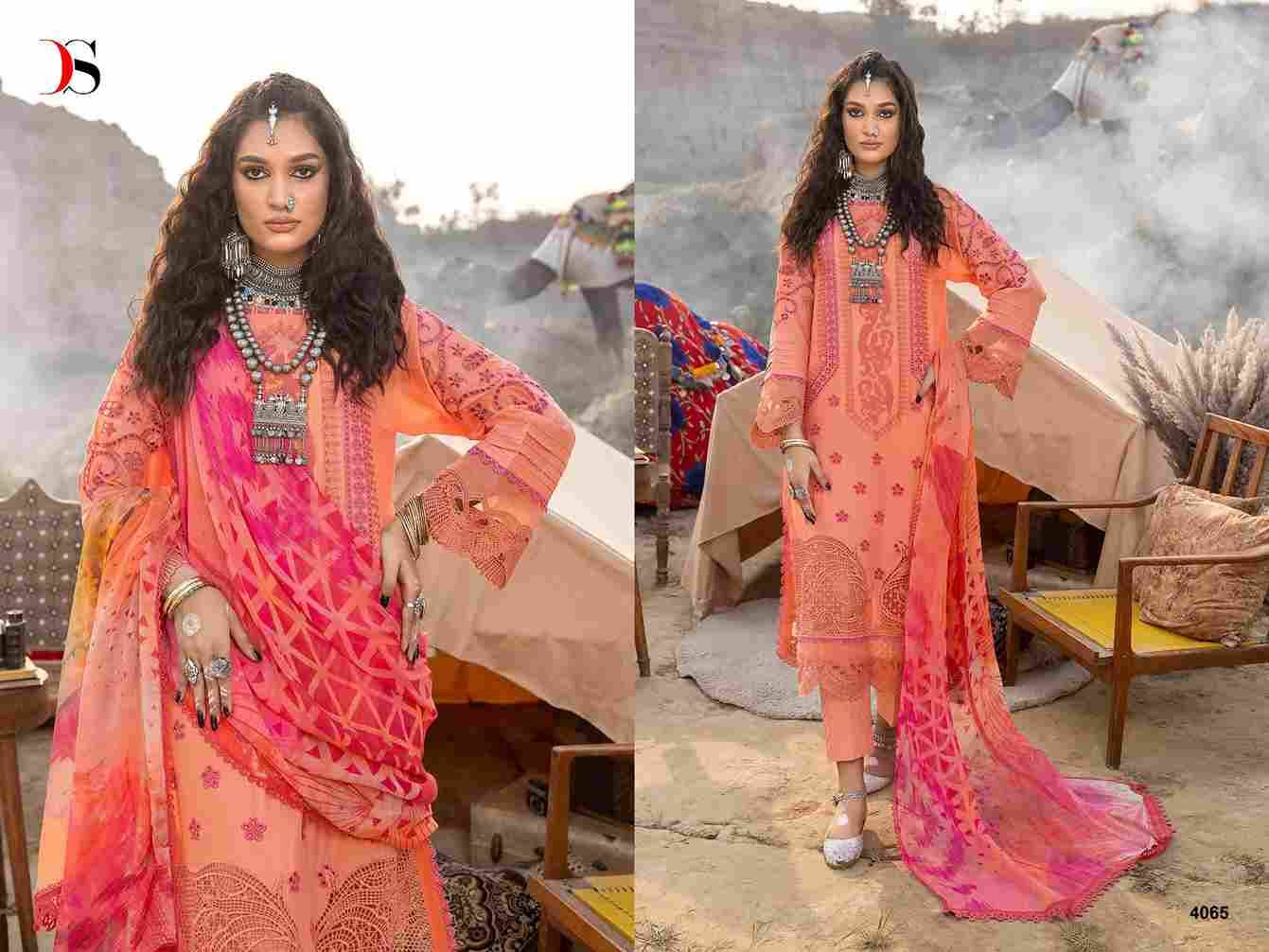 Adan Libas Lawn-24 By Deepsy Suits 4061 To 4066 Series Designer Pakistani Suits Beautiful Stylish Fancy Colorful Party Wear & Occasional Wear Pure Cotton Dresses At Wholesale Price