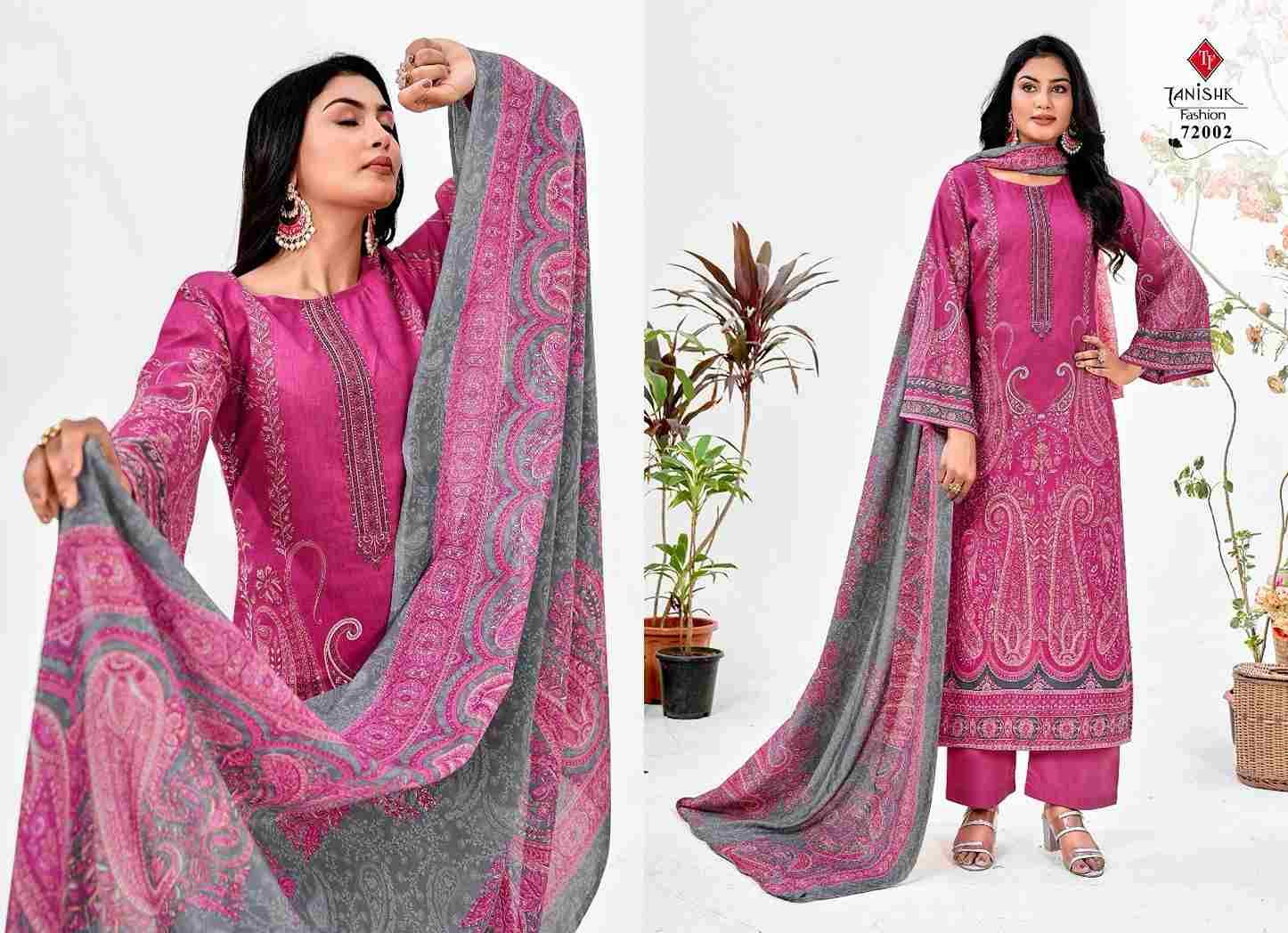 Mehraaz Vol-6 By Tanishk Fashion 72001 To 72008 Series Beautiful Festive Suits Colorful Stylish Fancy Casual Wear & Ethnic Wear Pure Cambric Cotton Print Dresses At Wholesale Price