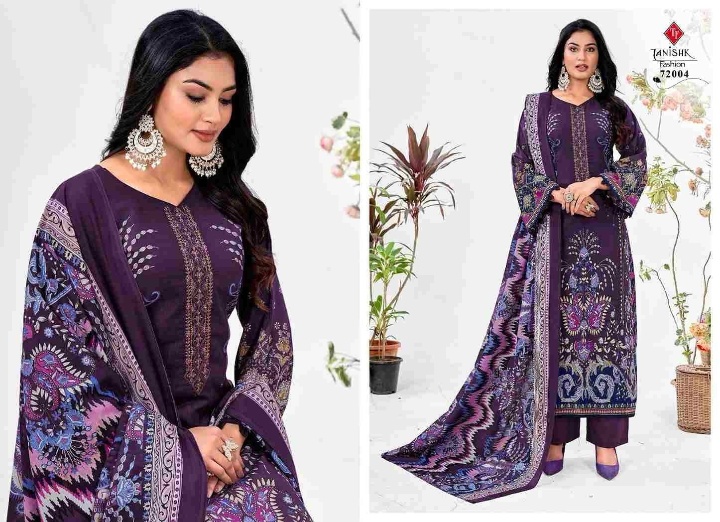 Mehraaz Vol-6 By Tanishk Fashion 72001 To 72008 Series Beautiful Festive Suits Colorful Stylish Fancy Casual Wear & Ethnic Wear Pure Cambric Cotton Print Dresses At Wholesale Price
