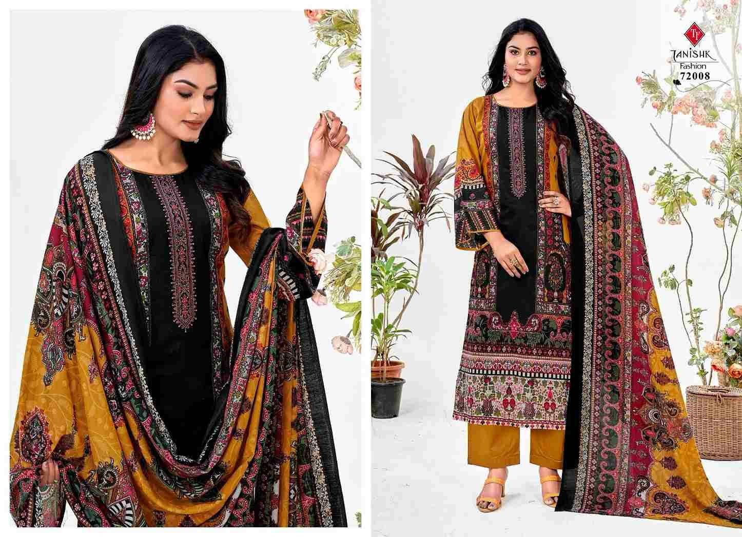 Mehraaz Vol-6 By Tanishk Fashion 72001 To 72008 Series Beautiful Festive Suits Colorful Stylish Fancy Casual Wear & Ethnic Wear Pure Cambric Cotton Print Dresses At Wholesale Price