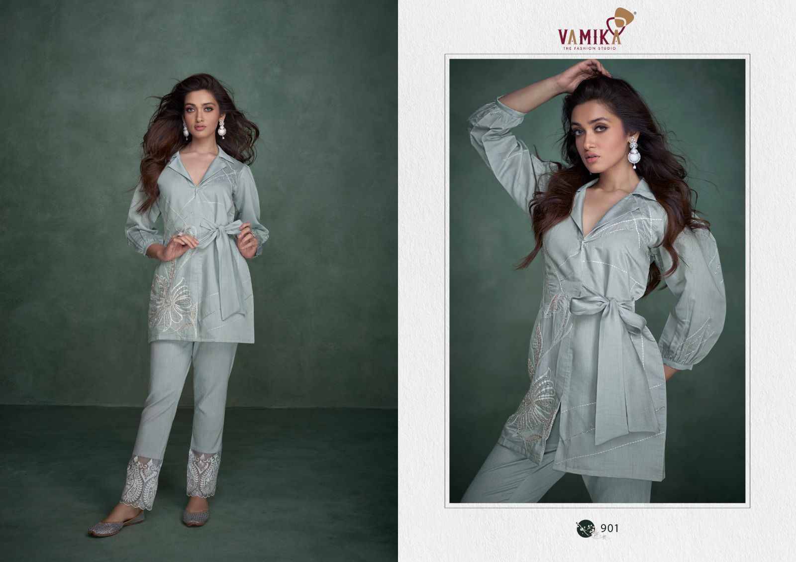 Aleena By Vamika 901 To 906 Series Designer Stylish Fancy Colorful Beautiful Casual Wear & Ethnic Wear Viscose Chanderi Co-Ord At Wholesale Price