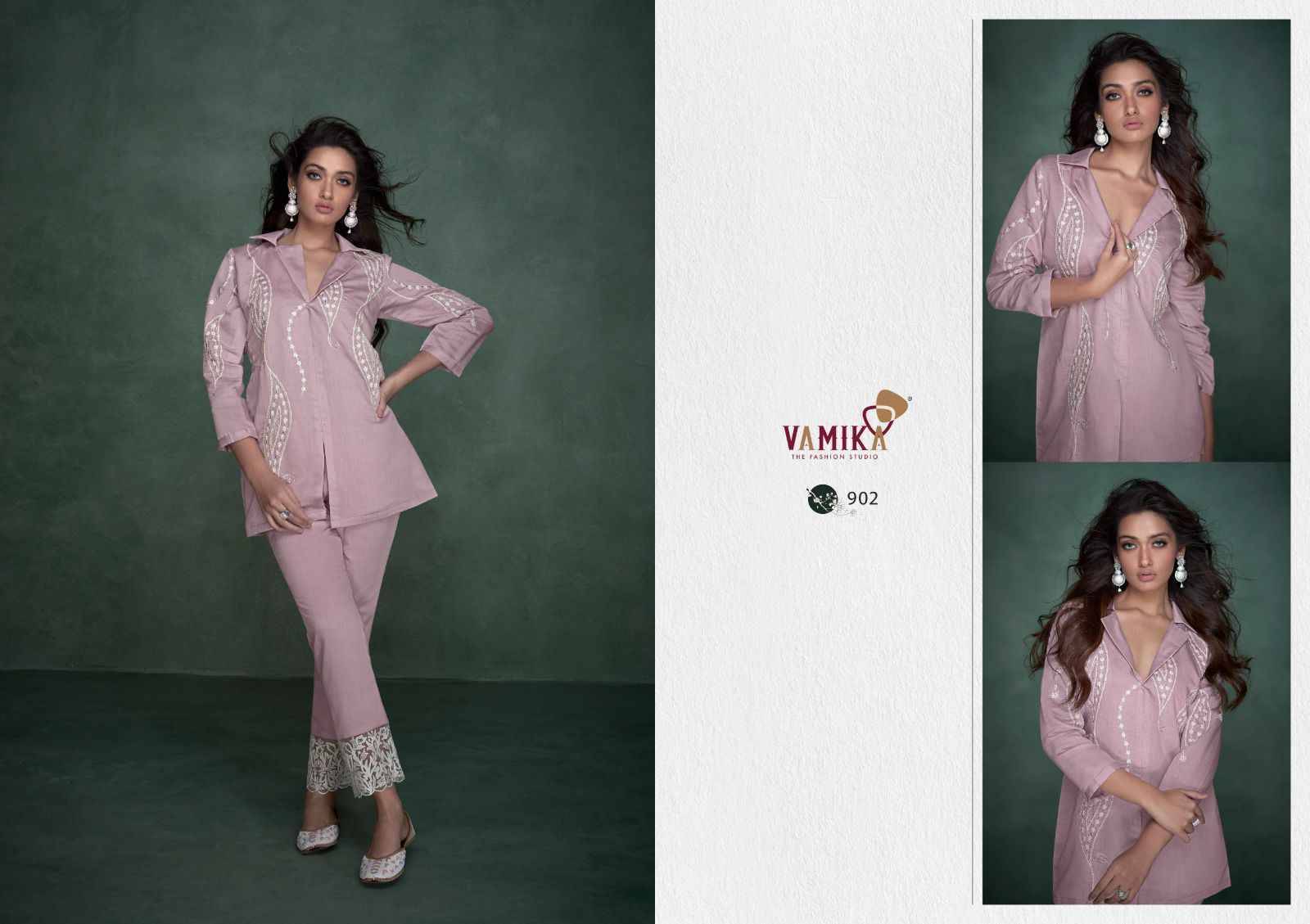 Aleena By Vamika 901 To 906 Series Designer Stylish Fancy Colorful Beautiful Casual Wear & Ethnic Wear Viscose Chanderi Co-Ord At Wholesale Price