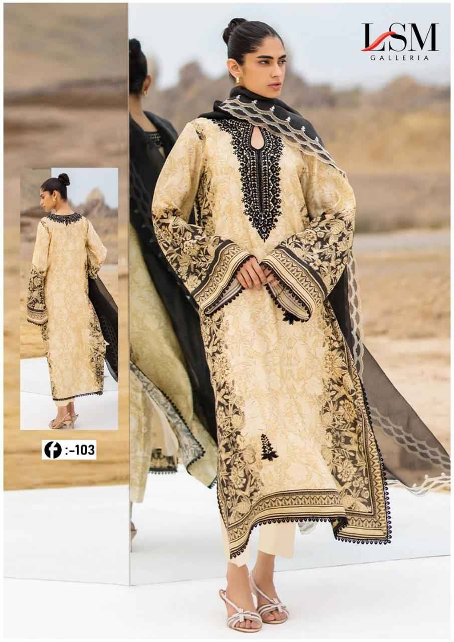 Firdous Queen Vol-10 By Lsm 101 To 106 Series Beautiful Stylish Festive Suits Fancy Colorful Casual Wear & Ethnic Wear & Ready To Wear Pure Lawn Print Dresses At Wholesale Price