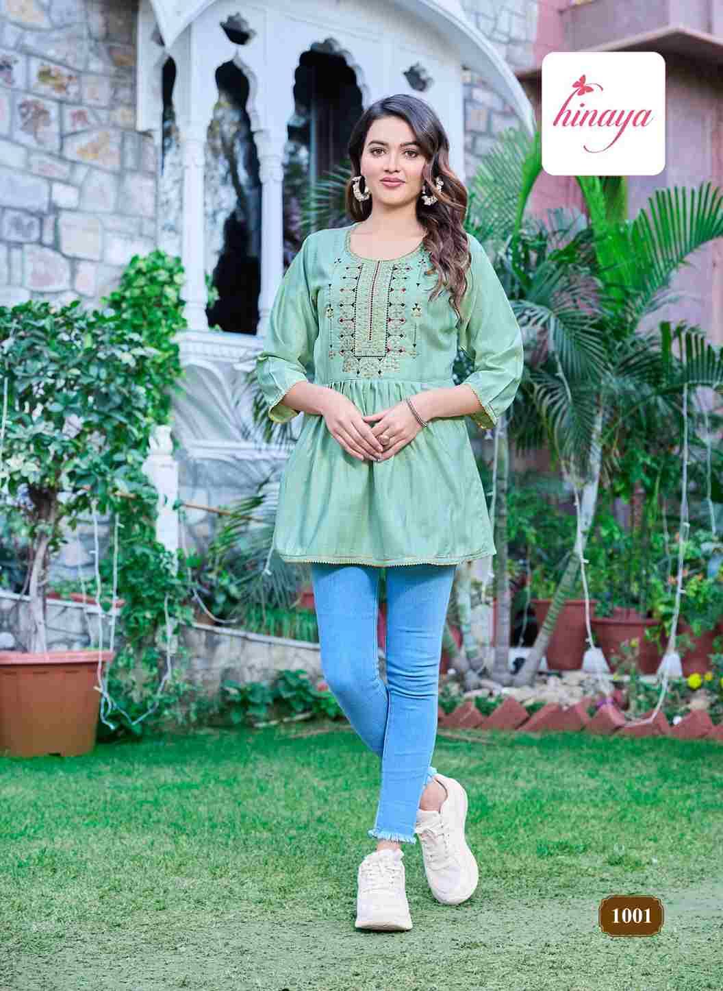 Tamanna Vol-1 By Hinaya 1001 To 1006 Series Designer Stylish Fancy Colorful Beautiful Party Wear & Ethnic Wear Collection Rayon Textured Embroidered At Wholesale Price