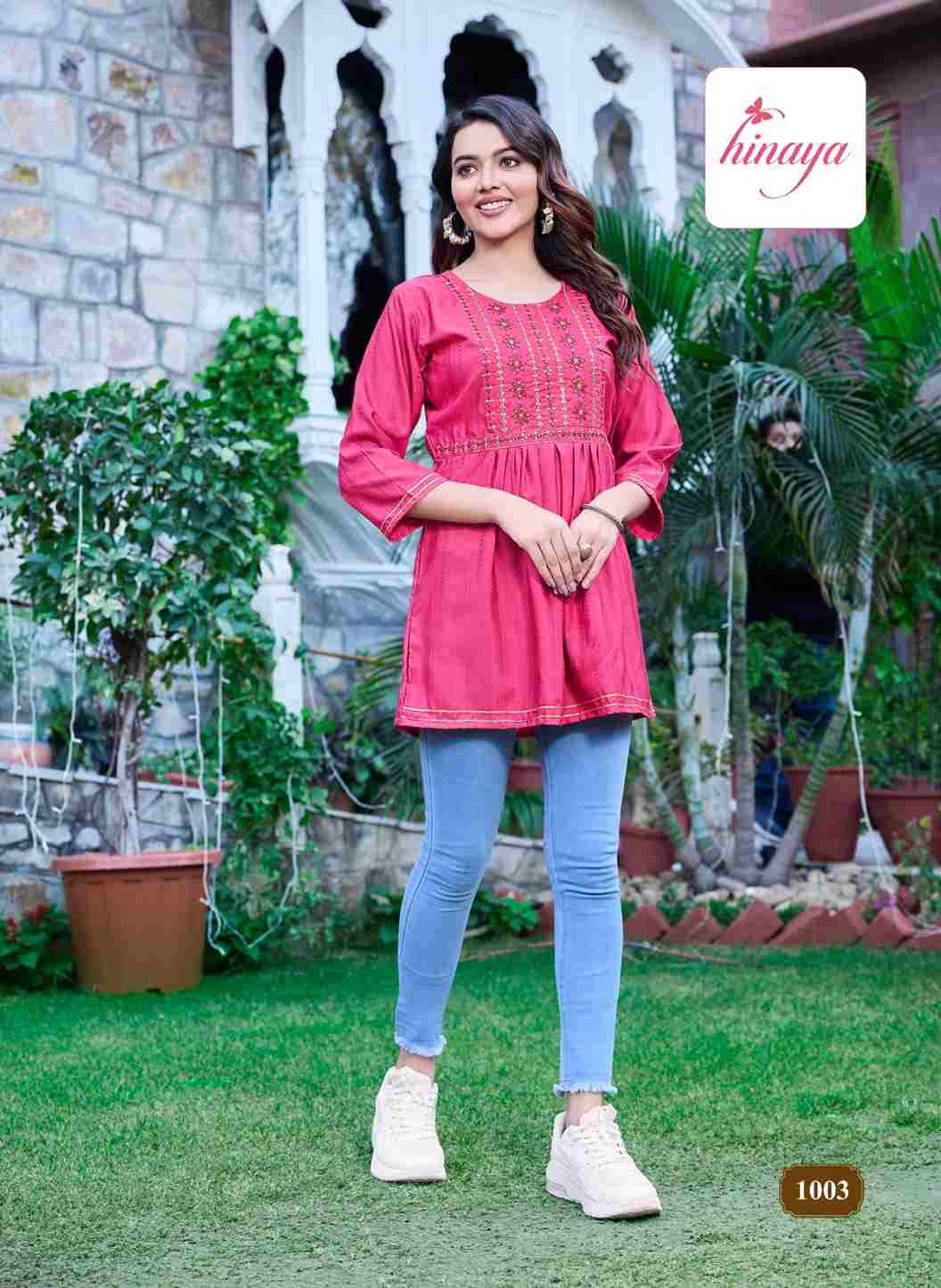 Tamanna Vol-1 By Hinaya 1001 To 1006 Series Designer Stylish Fancy Colorful Beautiful Party Wear & Ethnic Wear Collection Rayon Textured Embroidered At Wholesale Price