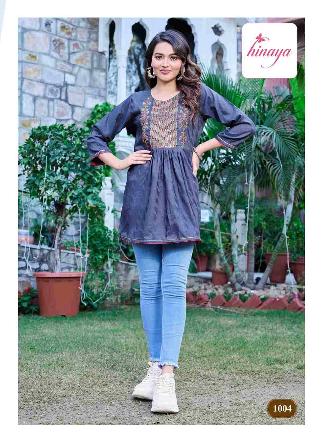 Tamanna Vol-1 By Hinaya 1001 To 1006 Series Designer Stylish Fancy Colorful Beautiful Party Wear & Ethnic Wear Collection Rayon Textured Embroidered At Wholesale Price