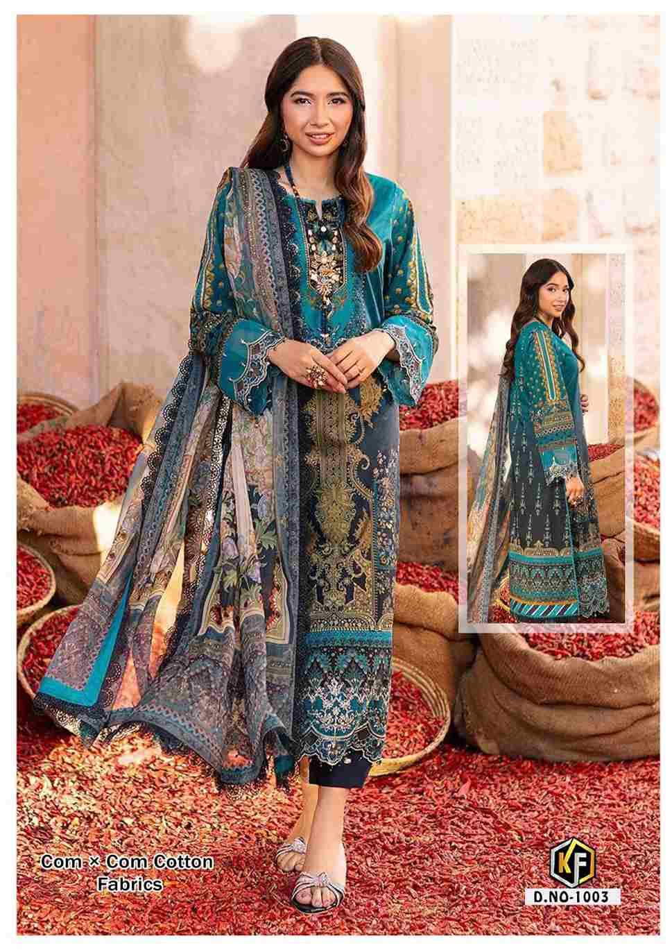 Asim Jofa By Keval Fab 1001 To 1006 Series Beautiful Festive Suits Colorful Stylish Fancy Casual Wear & Ethnic Wear Heavy Cotton Print Dresses At Wholesale Price